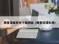安庆黑客漫画素材下载网站（黑客动漫头像）